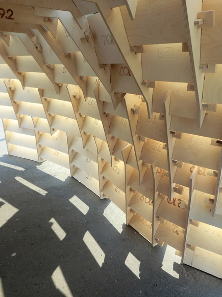 Aero Pavilion / Department for Architecture Design and Media Technology - Pavilion, Facade