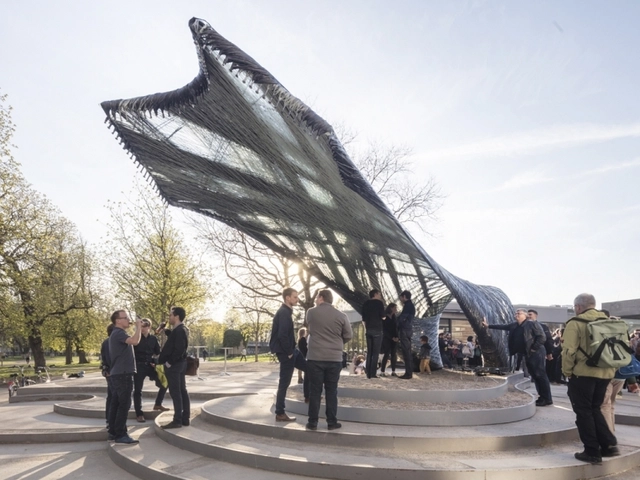 Pavilhão de Pesquisa ICD-ITKE 2016-17 / ICD-ITKE Universidade de Stuttgart - Pequena Escala