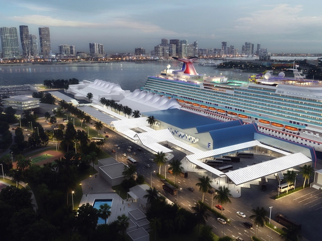 Berenblum Busch Designs Cruise Terminal for Seaport in Miami - Featured Image