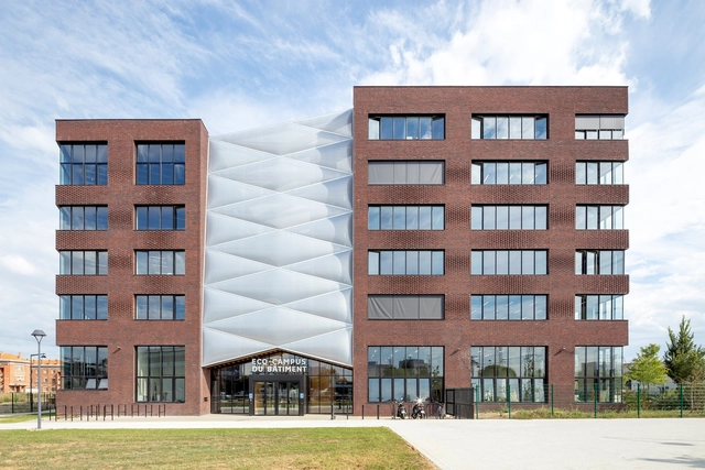 Grand Paris Eco-Campus / PERIPHERIQUES Marin+Trottin Architectes - Exterior Photography, Educational Architecture, Facade