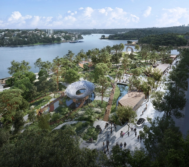 Equipe liderada por arquitetos indígenas vence concurso para transformar orla de Sydney - Imagem de Destaque