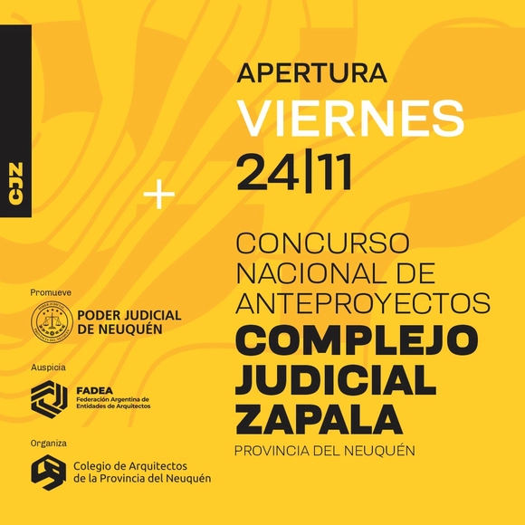 Concurso Nacional de Anteproyectos Complejo Judicial Zapala - Imagen Principal