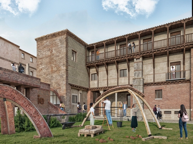 IE University presenta campus creativo en el histórico Palacio de los Condes de Mansilla de Segovia, España - Imagen Principal