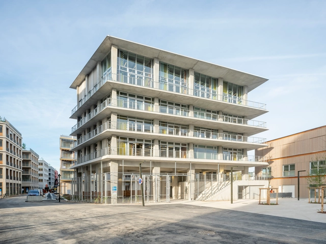 Olympe : Short-Lived Athletes' Village then Urban Arts Centre / Farid Azib Architect - Exterior Photography, Arts & Architecture, Facade
