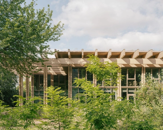 Pavillon Jardins / Atelier du Pont - Fotografia de Exterior, Arquitetura De Escritórios, Jardim, Fachada