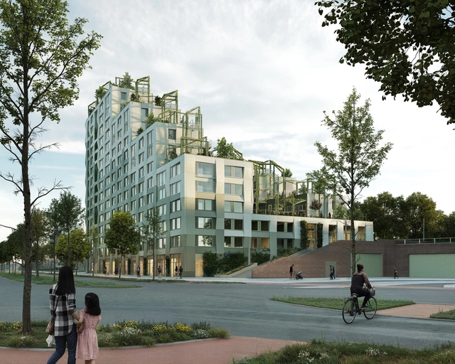 Kop Dakpark: The Project by INBO and h3o architects that Redefines Social Housing in Rotterdam - Featured Image