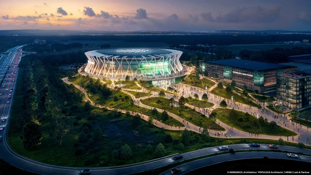 Populous Unveils New Images of Germany’s First Climate-Neutral Event Arena in Munich - Featured Image