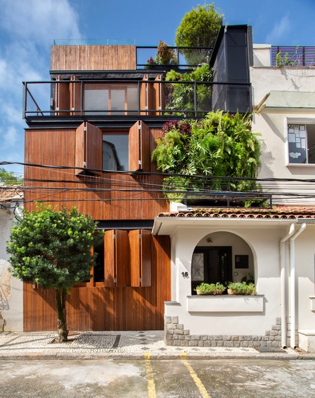 Casa DGB / FOSSATI Arquitetura - Fotografia de Exterior, Casas, Balcão