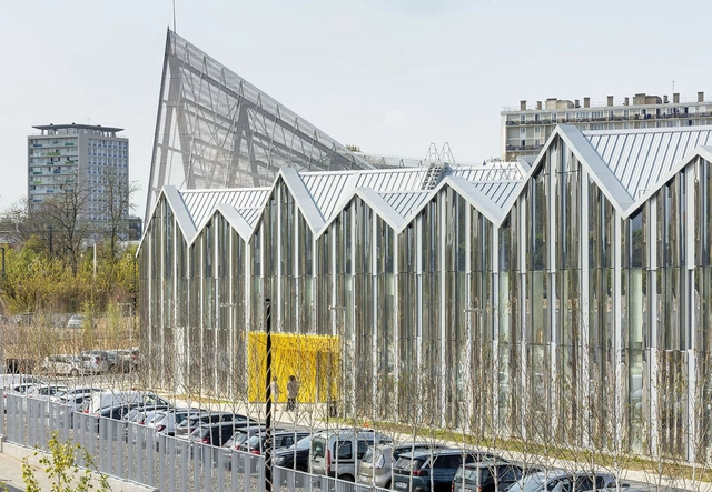 Maintenance and Storage Center T9 Tramway / Ferrier Marchetti Studio - Exterior Photography, Tram Station